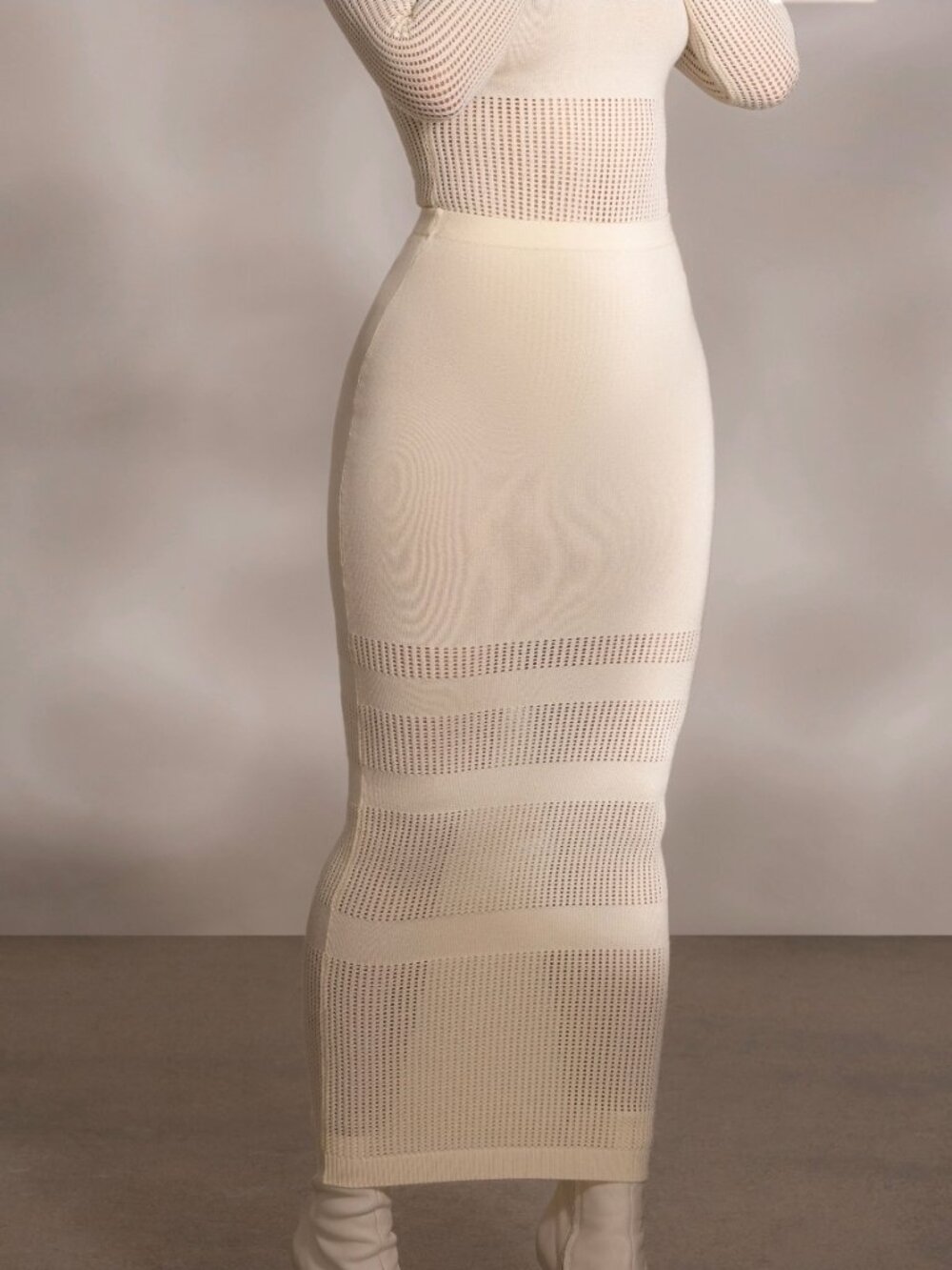 NWOT JLUXLABEL Buttercream Lina Knit Maxi Skirt